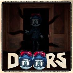 an image of two pairs of shoes in front of a door with the words dors on it