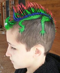 Wacky Hairstyles, Hairstyles For School Boy, Braids Easy, Mohawks