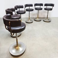 Listed on VNTG.com: Vintage Swedish design barstools 'Jupiter' by Borje Johanson | #vntg #vintage