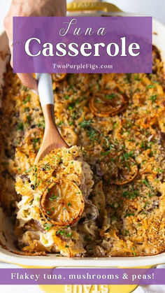 Tuna Casserole Best Tuna Casserole, Tuna Dishes, Comfort Recipes, Tuna Casserole Recipes, Tuna Casserole, Saltwater Fish, Dinner With Ground Beef, Pescatarian Recipes