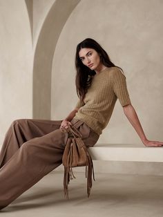 Desert Chic, Fashion Articles, The Sheep, Elbow Sleeve, Outerwear Sweater, Ribbed Sweater, Sweater Sleeves, Curator Style, The Land