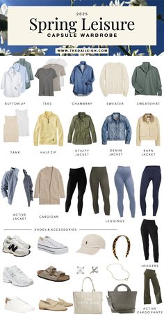 2025 Spring Leisure Capsule Wardrobe, Spring Leggings Outfits Over 40, 2025 Spring SAHM Capsule Wardrobe, How To Wear Leggings Over 50, 2025 Spring Capsule Wardrobe Over 50, Spring Leggings Outfit Ideas, How To Wear Leggings in Springs, SAHM Spring Wardrobe 2025