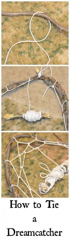 how to tie a dream catcher in real life with pictures and instructions for making it