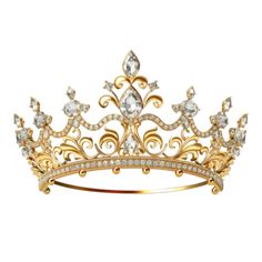 Crown Cartoon, Prince Design, Crown Png, Crown Drawing, Gold Png, Queen Royal, Crown Aesthetic, Princess Charm School, Crown Gold