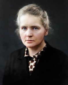 an old photo of a woman with blue eyes