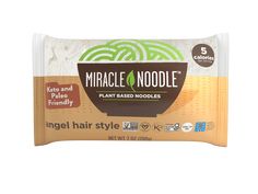 angel hair style noodle noodles, 5 - count bag in packaging on white background