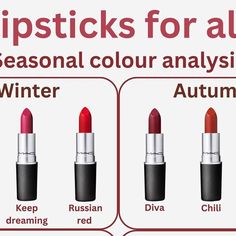 Natural Lipstick Colors, Cool Winter Color Palette, Deep Winter Palette, Seasonal Makeup, Color Seasons