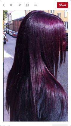 Pelo Color Vino, Winter Deep, Rock Your Hair, Dark Purple Hair, Nails Dark, Plum Hair, Scene Girl, Nails Purple, Violet Hair