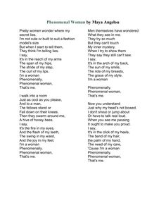 the poem is written in black and white, with an image of two women standing next to each other