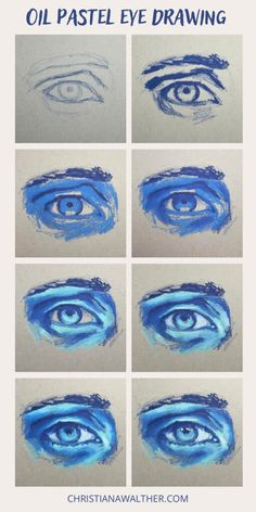 step by step instructions on how to draw an eye