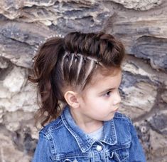 Hairstyle With Ponytail, Girls Haircuts, Kids Haircuts, Medium Short Haircuts, Girl Hair Dos, Beautiful Braided Hair, Viking Hair, Kids Cuts, Braided Hairstyle