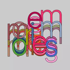 an image of the word embless written in multicolored letters on a gray background