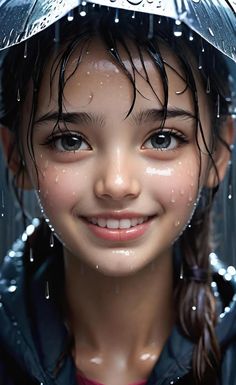 Drawing Rain, Girl In Rain, Dark Souls Artwork, Art Photography Portrait, Photo To Art, Disney Fun Facts, Digital Portrait Art, Face Photography, Drawing Digital