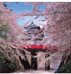 Japão Hirosaki Castle, Japanese Guide, Japan Castle, Castle Fortress, Spring Japan, Backpack Hiking, 수채화 그림