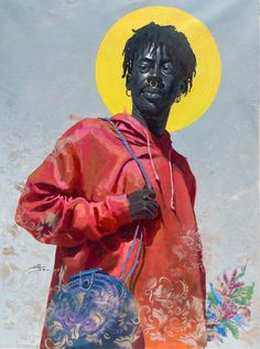 Yellow Halos Laud People of the African Diaspora in Akindele John's Vibrant Portraits — Colossal Diaspora Art, Colossal Art, Art African, Art Magazine, Modern Crafts, African People, Visual Culture, African Diaspora, Chiaroscuro