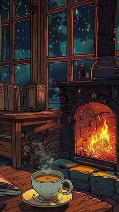 Fall Lofi Wallpaper, Christmas Lofi Wallpaper, Cozy Places Aesthetic, Cozy Background Aesthetic, Winter Fall Wallpaper, Cozy Laptop Wallpaper, Cozy Animation, Cozy Wallpaper Iphone Aesthetic, Hygge Wallpaper