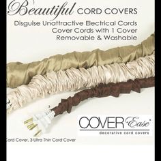 the cover and cord covers are different colors, sizes, and designs for this item