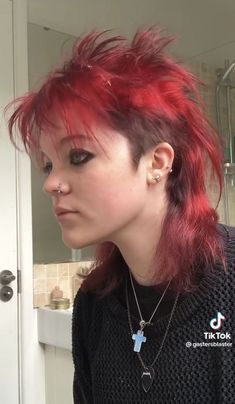 Deathhawk Haircut, Mowhak Hairstyle Women, Deathhawk Hairstyles, Short Deathhawk, Mullet Mohawk, Punk Haircuts, Aesthetic Surgeon, Punk Haircut, Emo Haircuts