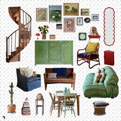 Cutout Living Room Furniture 4 PSD | Toffu Co Furniture Collage, Furniture Png, Dream Collage, Traditional Furniture, Architectural Inspiration, Eclectic Home, Aesthetic Room Decor, Aesthetic Room, Room Furniture