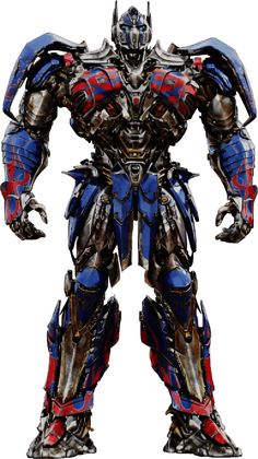 an image of a robot that is in the shape of a giant robot with red, white and blue stripes