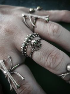 This Stackable Rings item by AlteJewellers has 64 favorites from Etsy shoppers. Ships from Singapore. Listed on Jul 25, 2024 Skull Centerpiece, Occult Jewelry, Afro Jewelry, Gothic Jewelry Diy, Silver Eyes, Sister Rings, Skull Accessories, Edgy Accessories, Silver Skull Ring