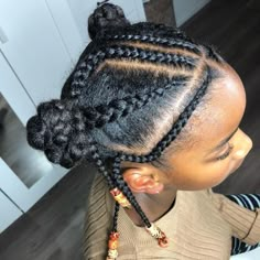 Kids Natural Hair, Kids Hair Styles, Lil Girl Hairstyles, Kid Braid Styles, Kid Hairstyles, Kids Braids