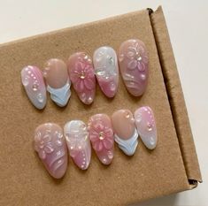 Lavender Design Nails, Finger Bones, 2022 Nails, 3d Nail Designs