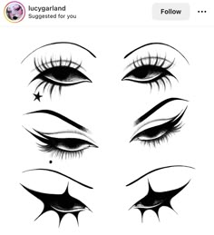 Preshower Makeup, Gothabilly Makeup, Mirror Magick, Goth Eye Makeup, Punk Makeup, Makeup Drawing, Graphic Makeup, Swag Makeup, Smink Inspiration