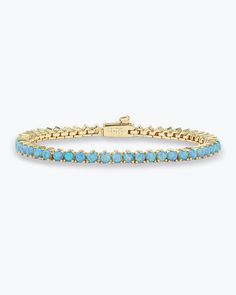 Gold|Blue Opal Opal Tennis Bracelet, Opal Bracelet Gold, Melinda Maria Jewelry, Tennis Style, Bracelet Size Chart, Pearl Necklace Earrings, Opal Bracelet, Blue Bracelet, Blue Opal