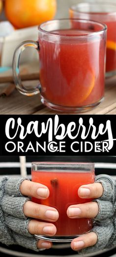 Cranberry Orange Cider only takes about 15 minutes to make and is perfect for all the winter and holiday activities that leave you cold and in need of warming up! | www.persnicketyplates.com #cider #cranberry #orange #drinks #hotdrinks #easyrecipe #fallrecipes Warm Drinks Recipes, Cranberry Cider, Cranberry Drinks, Cider Drinks, Hot Drinks Recipes, Cranberry Apple, Orange Drinks, Cider Recipe, Winter Drinks