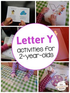 Alphabet Activities for 2-year-olds - The Measured Mom Letter Y Activities, Two Years Old Activities, Letter Of The Week Activities, Nanny Activities, Preschool Prep