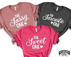 Best Friend Shirts For 3, Three Best Friends, Matching Friend Shirts, Girls Weekend Shirts, Funny Girls Trip Shirts, 3 Besties, Bestie Shirt, Gift For 3 Friends, Gift For Bestie, Gift For Best Friends, Best Friend Gift, BFF Shirts, Funny BFF Tees, Funny Best Friend Shirt Awesome best friend shirts for your own bestie crew! HOW TO ORDER: * Choose shirt text/design. * Choose shirt size & model. * Write the shirt color to the personalisation box. Also add the custom design text (if chosen). * A Friend Shirts For 3, Funny Girls Trip Shirts, 3 Besties, Best Friend Matching Shirts, Best Friends Matching, Girls Weekend Shirts, Friend Shirts