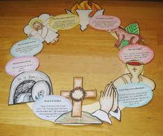 wee little miracles: Make an Easter Story Wreath {free printables!} Free Sunday School Printables, Sunday School Printables, Christ Centered Easter, Resurrection Day, Easter Activities For Kids, Christian Crafts, Easter Story