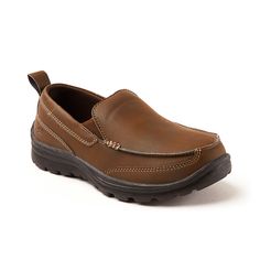 Deer Stags Zesty Slip-on in Brown Cushioned sock with memory foam for all day comfort The elastic twin gore provides a comfortable and customized fit Moc toe stitching enhances the look Easy on and off slip-on entry Deer Stags, Dress Loafers, Shoe Last, Big Clothes, Shoe Carnival, Casual Loafers, Athletic Sneakers, Big Kid, Lug Sole