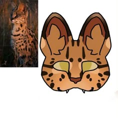 Маникюр Free Therian Mask Ideas, Therian Masks, Cardboard Mask, Serval Cats, Therian Stuff, Therian Mask