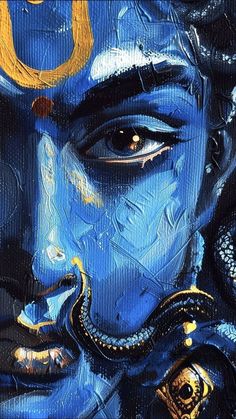 Godess Painting Canvas, Shiv Acrylic Painting, Painting Of Mahadev, Shiva Painting Acrylics, Kali Mata Wallpaper, Happy Shiva, Wallpaper Shiva, Shiva God, Canvas Art Painting Acrylic