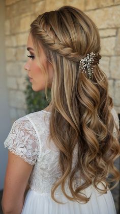 Boho Bridesmaid Hair, Aesthetic Royal, Braids Short, Wedding Hair Up, Simple Prom Hair