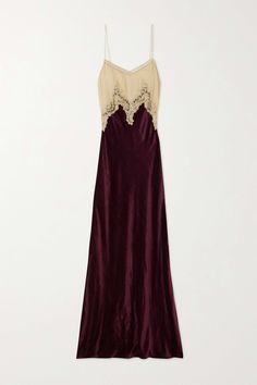 Classic Lingerie, Lingerie Styles, Velvet Maxi Dress, Gabriela Hearst, Velvet Maxi, Darling Dress, Lingerie Fashion, Net A Porter, Beautiful Outfits