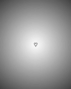 a black and white photo with a heart in the middle, on a gray background