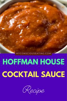 Cocktail sauce in a small dish Diy Cocktail Sauce, Best Sauce Recipe, Cocktail Sauce Recipe, Dips Recipes, Seafood Sauce, Zesty Sauce, Homemade Sauce Recipes, Bbq Sauces, Best Seafood Recipes