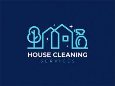 the logo for house cleaning services