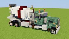 an image of a truck made out of lego blocks