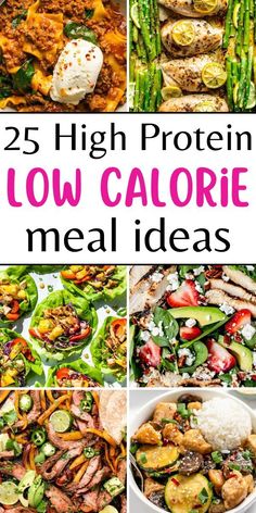 25 high protein low calorie meal ideas that are easy to make and delicious