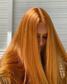 Natural Orange Hair, 30s Hairstyles, Orange Blonde Hair, Hair Palette, Orange Blonde, Shades Of Red Hair, Long Hair Pictures, Life Vision