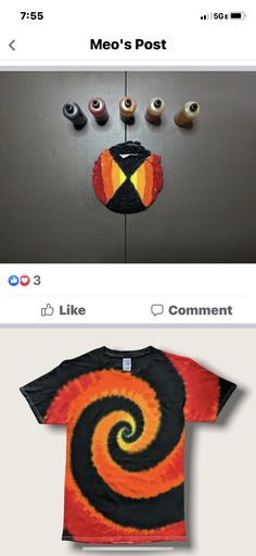 two t - shirts that have been made to look like they are on the same page