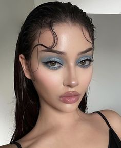 Maquillage On Fleek, Ethereal Makeup, Dope Makeup, Mermaid Makeup, Blue Eyeshadow, Blue Makeup, Blue Eye Makeup, Makeup Eyeliner, Artistry Makeup