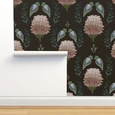 Artistic floral - blush pink - nature - Wallpaper | Spoonflower