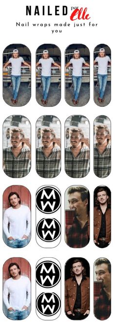 Wallen Nail Decals Waterslide Nail Decal Nail Art Etsy Wallen Nails, Morgan Wallen Nails, Decal Nail Art, Nails Square, Morgan Wallen, Nail Decals, Nail Art, Square, Nails