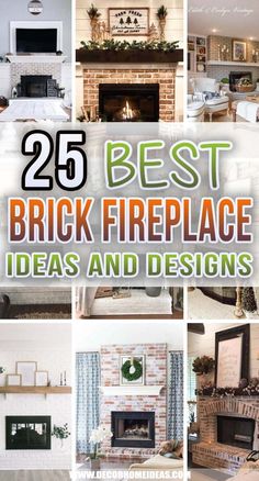 25 best brick fireplace ideas and designs