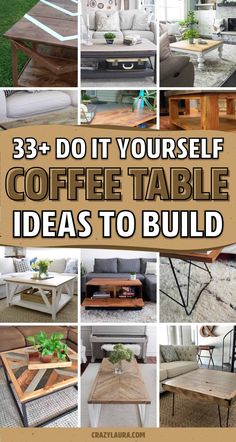 coffee table ideas to build for the home